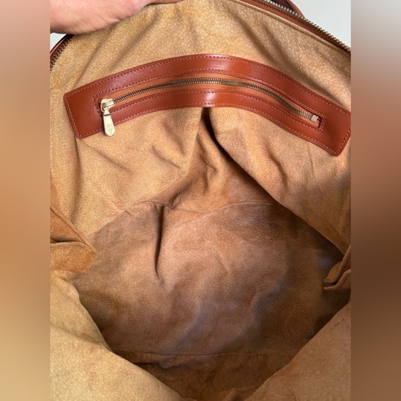 MCM Visetos Heritage Dome Satchel Cognac - Picture 11 of 12